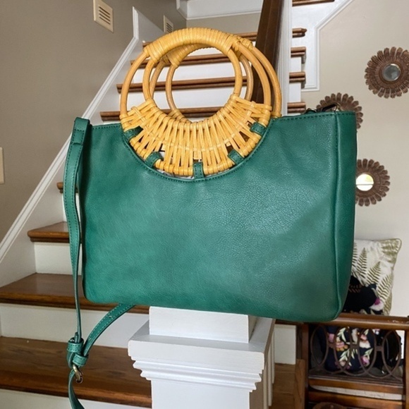 Anthropologie Marianne Green Tote Bag - Picture 5 of 7